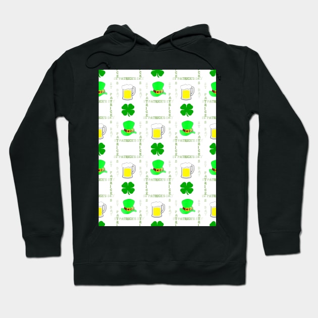 LUCK Of The Irish St Paddys Day Hoodie by SartorisArt1